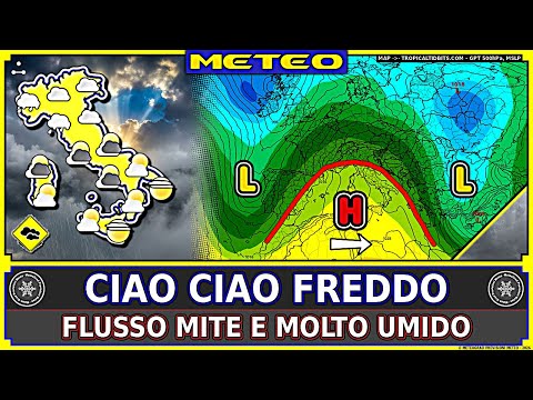 METEO – Ciao Freddo, Tempo Uggioso | Previsioni Fino al 14 Gennaio