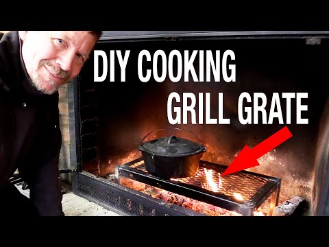 DIY Cooking Grill Grate & Cook Over Fire!