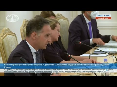 Maas criticizes Russia, then live broadcast breaks off