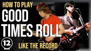 Good Times Roll - The Cars | Guitar Lesson