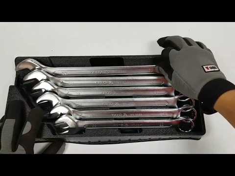 Вклад для шкафа YATO, набор комбинированных ключей 22-32 мм, 6 шт.