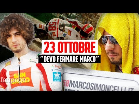 “Devo fermare Marco”: papà Simoncelli racconta il presagio prima della morte: l’asciugamano in testa