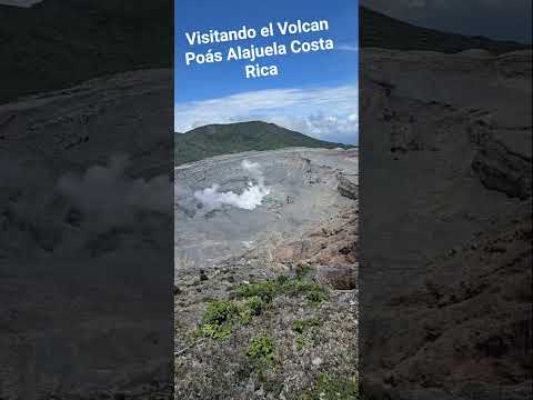 Visitando el Volcan Poás Alajuela Costa Rica
