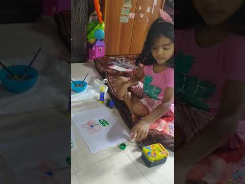 DRAWING AND CRAFTING WITH PRANATHI | FLOWER 🎨🖌️...