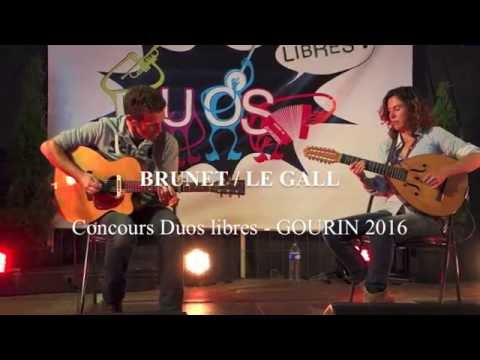 GOURIN 2016 - BRUNET / LE GALL  - 4ème du concours Duos libres