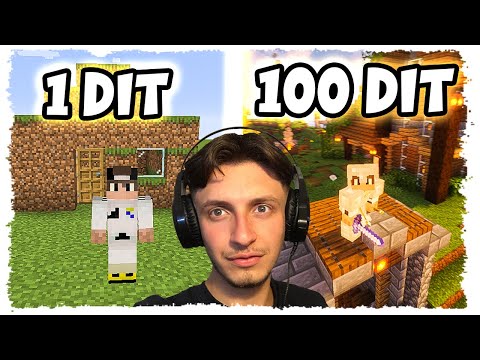 KOM MBIJETU 100 DIT NE MINECRAFT!