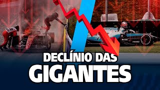 Declínio das gigantes na F1 - Ferrari, McLaren, Williams as equipes que encolheram.