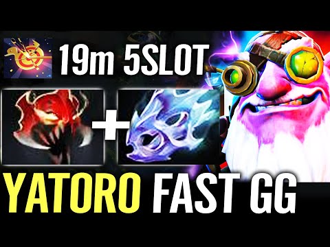 🔥 YATORO GOD Sniper 19min MAX SLOT — Moonshard + MoM 100% HeadShot Carry Fast GG Dota 2 Pro