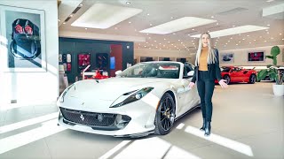 Tour the stunning 812 GTS in Bianco Fuji