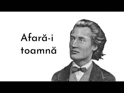 📌 Afară-i toamnă – Mihai Eminescu | Poezie recitată și cântată, voce calmă și relaxantă