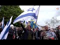 Demonstrators rally behind Israels Eurovision entry | REUTERS - Video