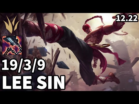 Lee Sin Jungle vs Kindred - KR Challenger | Patch 12.22