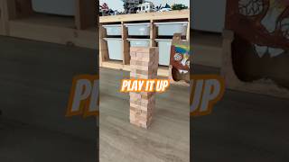 Jenga Game Crash DJ Chaos: LEGO Truck vs. Classic Jenga Tower #legotoys #jenga #jengagame