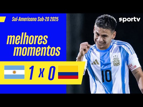 Gols e lances de Argentina x Colômbia