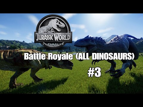 Jurassic World Evolution BATTLE ROYALE (ALL DINOSAURS) #3