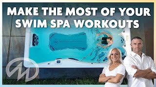 Summer workouts in your swim spa How to use the fitness kit