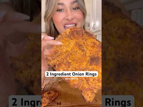 Trying the VIRAL 2 Ingredient Onion Rings!!
