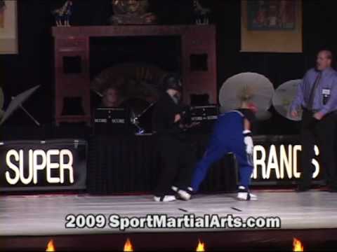 Kathleen O'Sullivan v Colbey Northcutt - Girls team sparring finals - 2009 NBL Supergrands