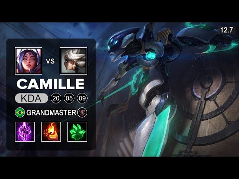 Camille vs Irelia Top - BR Grandmaster - Patch 12.7 Season 12