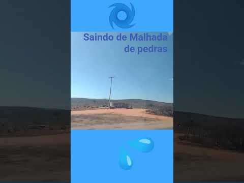 saindo de Malhada de Pedras
