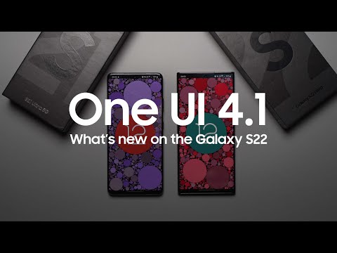 One UI 4.1 is OFFICIAL | What's new on the Galaxy S22