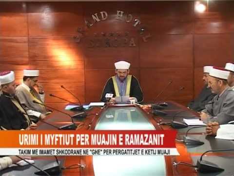 Myftinia Shkoder, 12 korrik 2012 - Myftiu, mesazh imameve.m2p