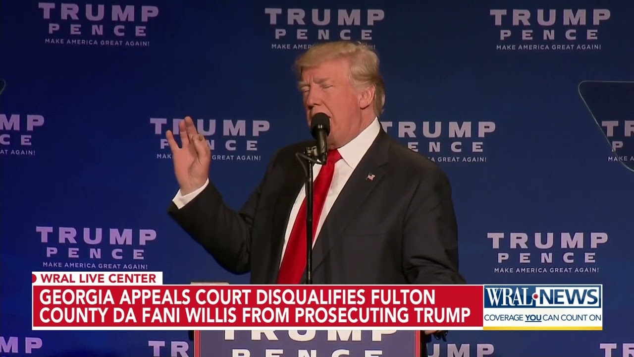 Georgia appeals court disqualifies Fulton County DA Fani Willis from prosecuting Trump