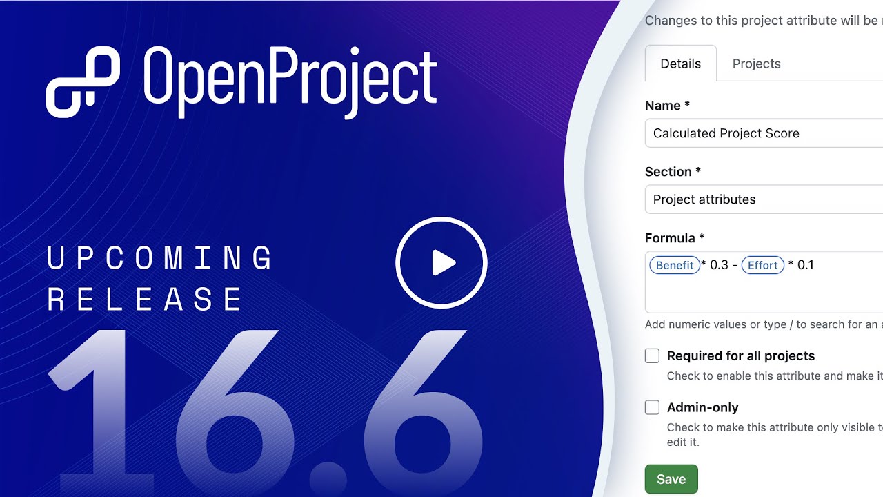 OpenProject 16.6 Release Preview