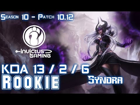 IG Rookie SYNDRA vs TALIYAH Mid - Patch 10.12 KR Ranked