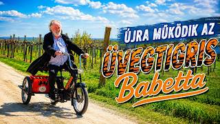 Csuja Imre 20 év után a CSOKI BABETTA nyergében motorozott. Hol tart az ÜVEGTIGRIS 4? Ízi rájder!