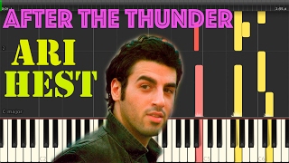 Ari Hest - After the Thunder (piano tutorial) Synthesia