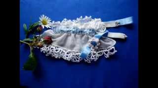 preview picture of video 'Irish Crochet Lace, A Wedding Garter'