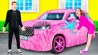 ピンクの車と黒い車のチャレンジ PaRaRa Challenge ピンクの車と黒い車のチャレンジ PaRaRa Challenge