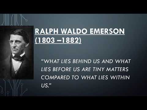 Ralph Waldo Emerson -  Transcendentalism