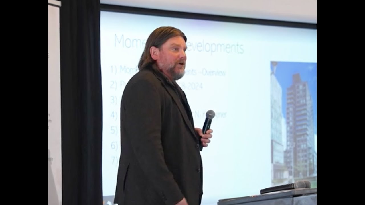 Brian Prudham shares Q Condos highlights at Developer Days Event