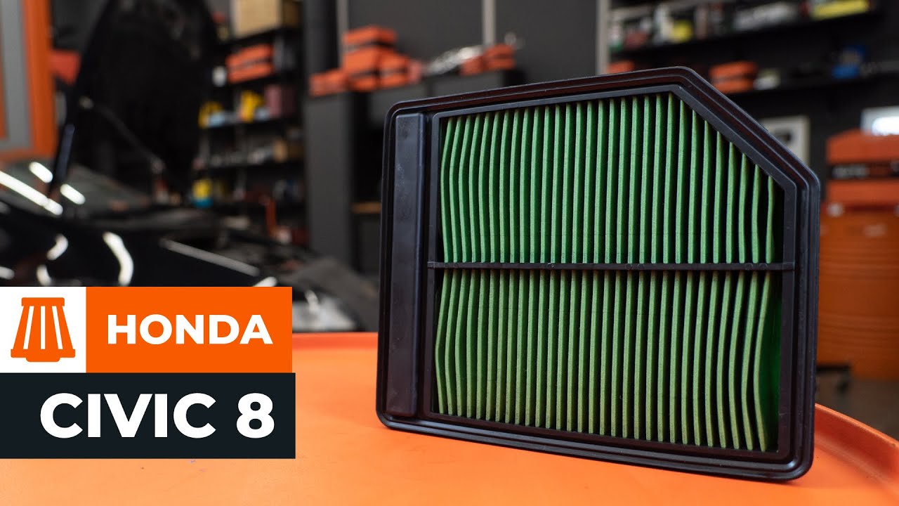 Kako zamenjati avtodel zračni filter na avtu Honda Civic 8 – vodnik menjave
