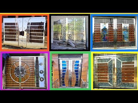 Stainless Steel Main Gate Design For Home // Modern Front Gate Design Ideas