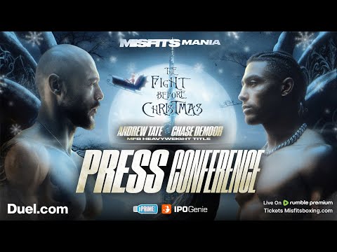 ANDREW TATE VS CHASE DEMOOR OFFICIAL PRESS CONFERENCE