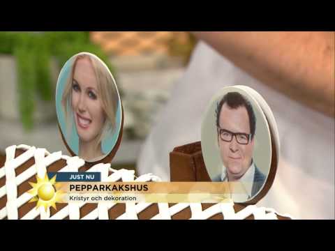 Så gör du konditorns lyxiga pepparkakshus - Nyhetsmorgon (TV4)