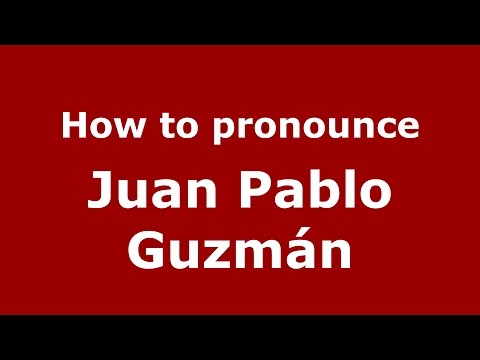 How to pronounce Juan Pablo Guzmán (Argentine Spanish/Argentina) - PronounceNames.com