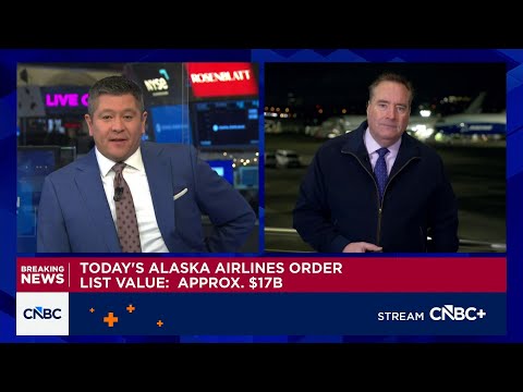 Alaska Airlines orders 110 Boeing aircraft
