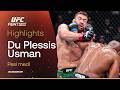 Du Plessis Vs Usman I HIGHLIGHTS I UFCFIGHTNIGHT