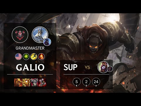 Galio Support vs Lulu - NA Grandmaster Patch 11.23