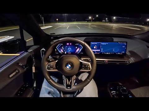 2026 BMW iX xDrive45 - POV Night Drive (Binaural Audio)