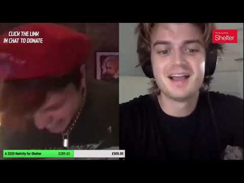 “a 2020 nativity” - twitch stream highlights of joe keery