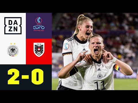 Halbfinale! DFB-Elf weiterhin ohne Gegentor: Deutschland - Österreich 2:0 | UEFA Women´s EURO | DAZN