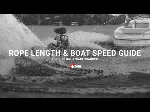 Wakeboarding Rope Length & Boat Speed Guide | Action Water Sports