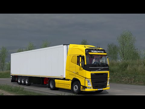Кадры из рейса. Euro Truck Simulator 2 . VOLVO FH460