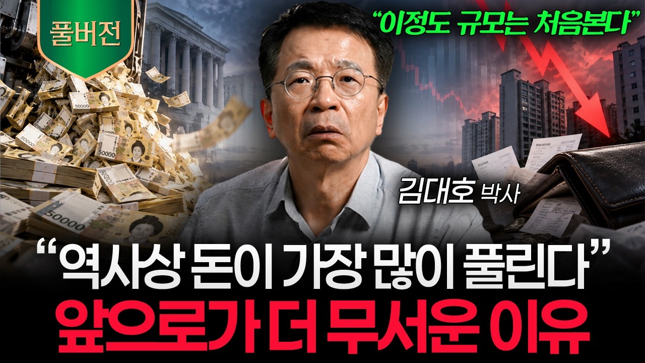 "막을 방법이 없습니다" 역대급 돈 풀기 시작될 때, 내 자산 지키는 유일한 선택 (김대호 박사 풀버전)