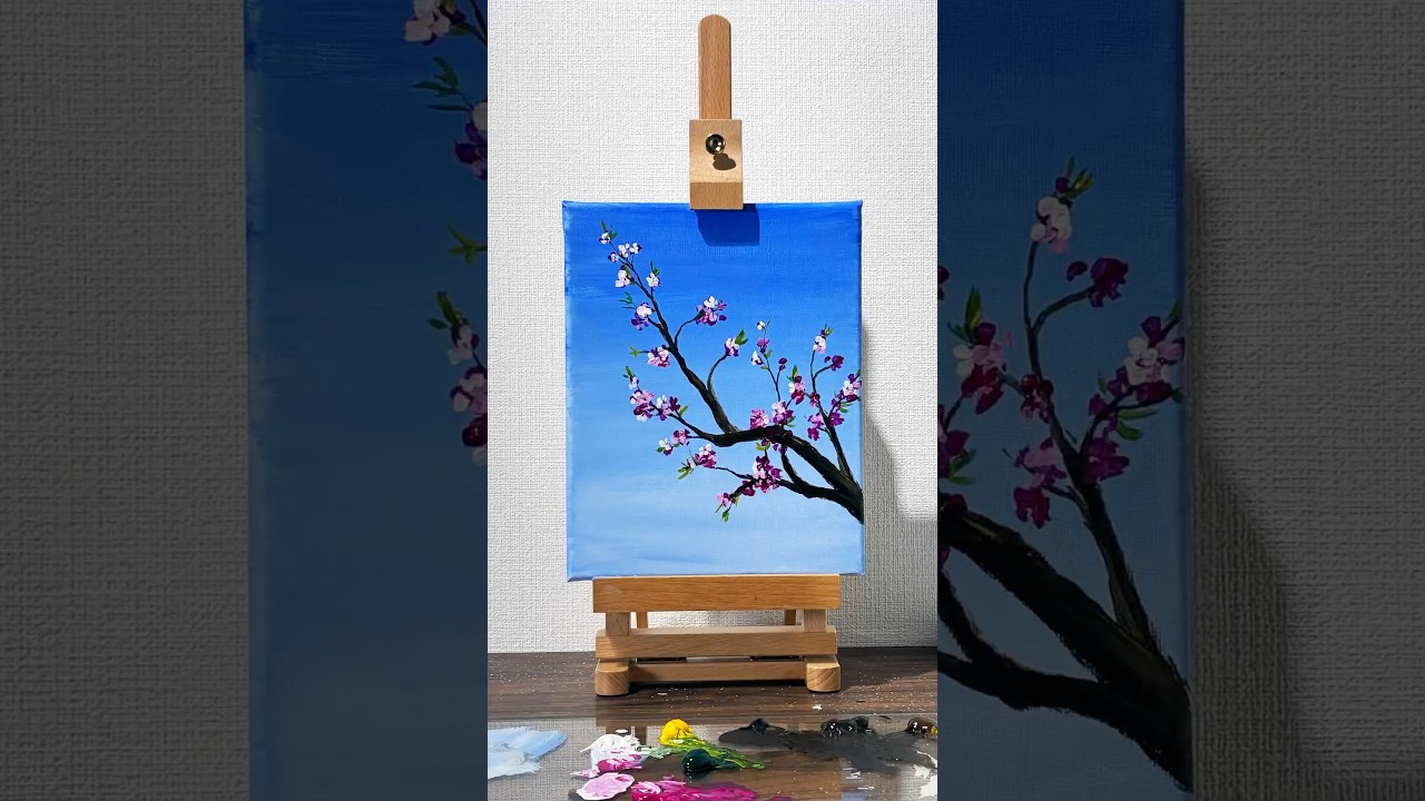 Plum blossoms | acrylic painting